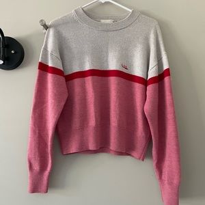 Aritzia Wilfred Free Color Block Sweater size M